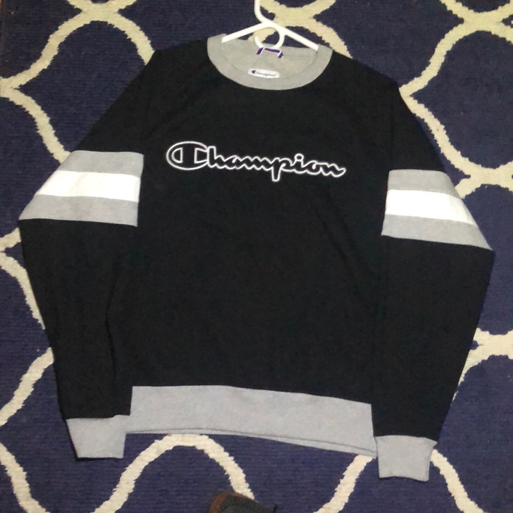 A large Champion sweater